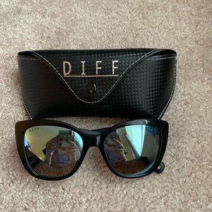 Diff sunglasses worn twice
